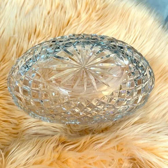 Crystal Decorative Bowl Home Decor NEW! - Picture 4 of 8